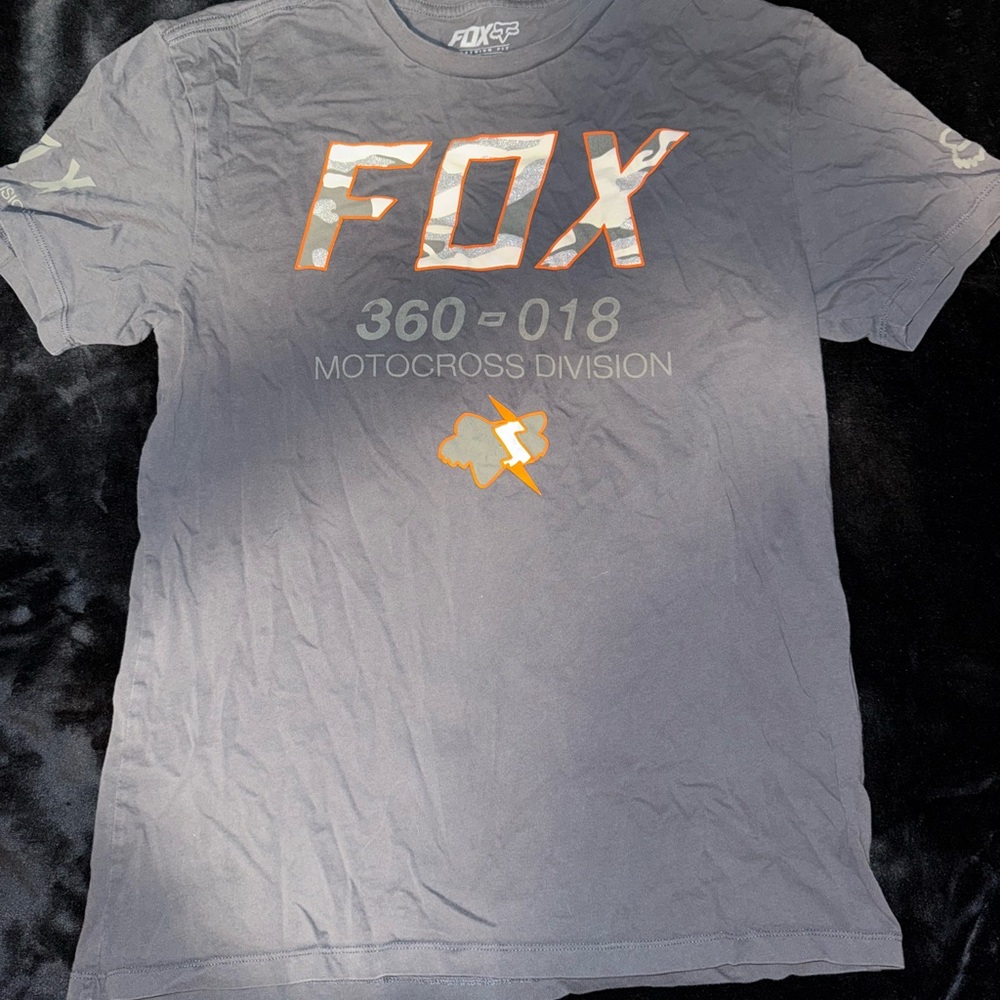 Fox Men's Dark Gray Motocross Tee